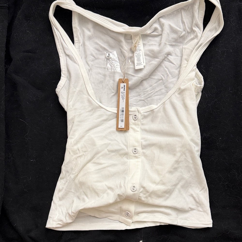 Skims lace tank with lace bralette
